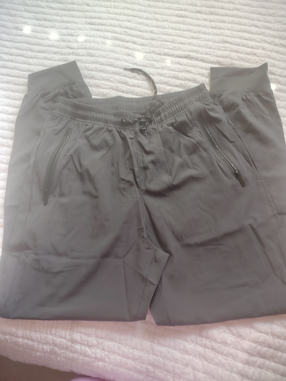 Men's Dark Gray Performance Drawstring Joggers